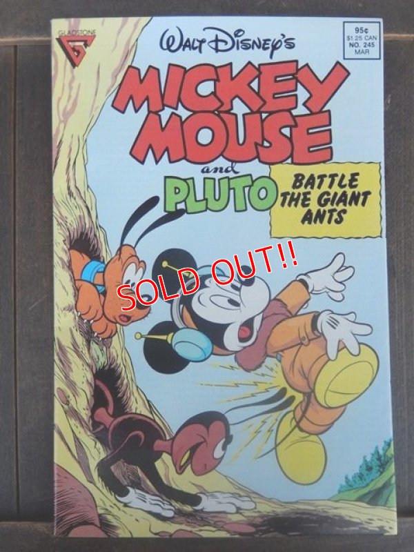 画像1: ct-171001-46 Mickey Mouse and Pluto Comic March 1989