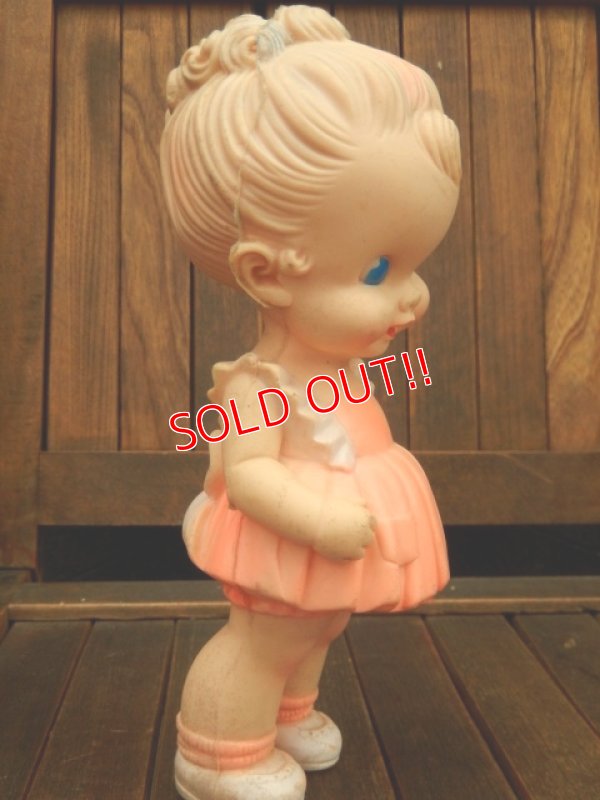 画像3: ct-171001-23 Sun Rubber / Ruth E Newton 1950's Girl Squeaky Doll