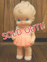 ct-171001-23 Sun Rubber / Ruth E Newton 1950's Girl Squeaky Doll