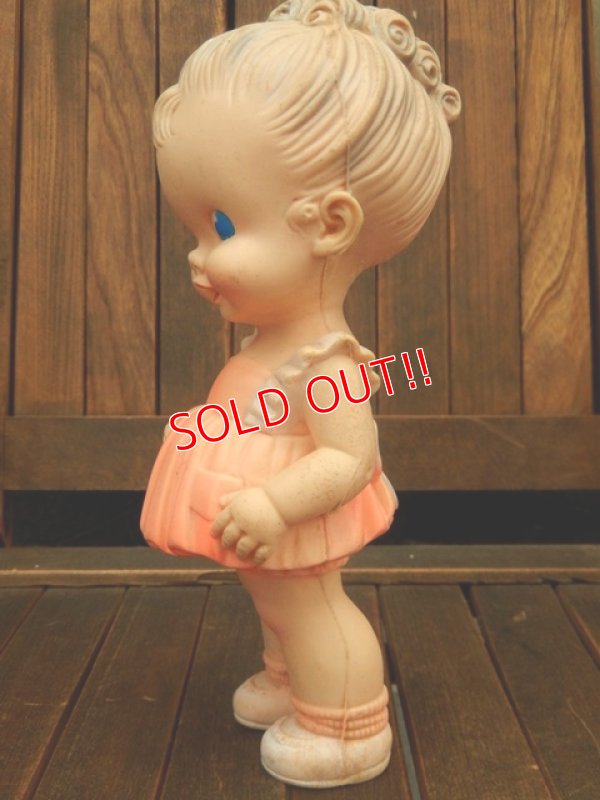 画像6: ct-171001-23 Sun Rubber / Ruth E Newton 1950's Girl Squeaky Doll