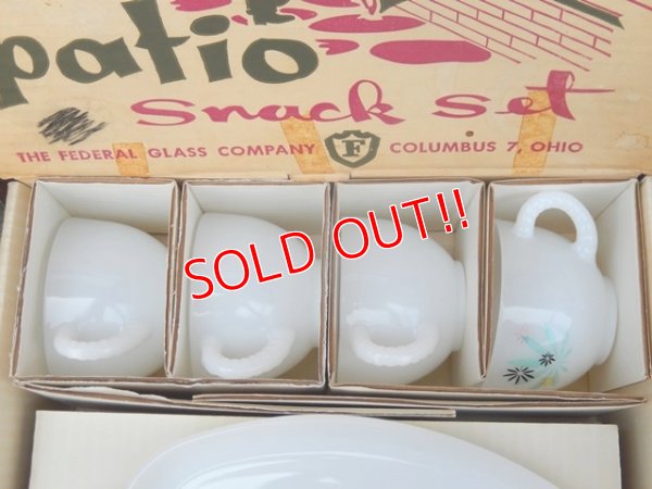 画像5: kt-170605-04 Federal / 1960's Patio 8 Piece Snack Set