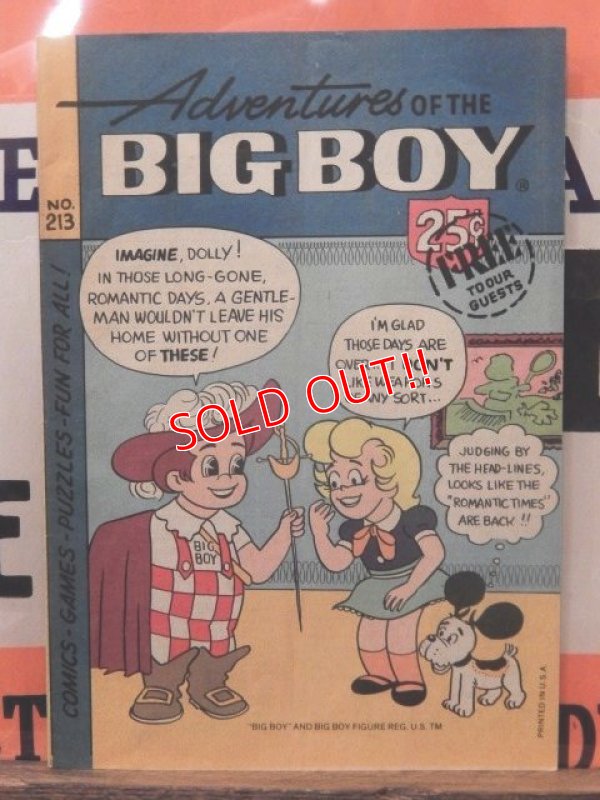 画像1: ct-171001-45 Adventure of BIG BOY / 1974 Comic #213