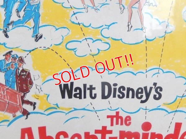 画像4: ct-170901-28 Walt Disney's / 1960's The Absent-minded Professor Movie Poster
