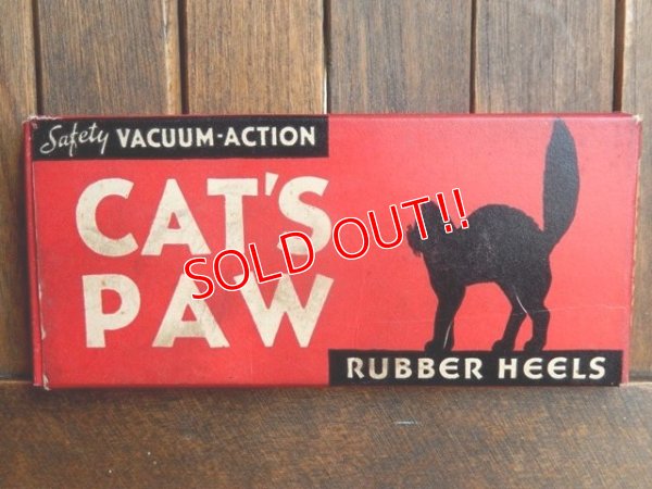 画像1: dp-170803-01 CAT'S PAW / 1930's-1940's Rubber Heels