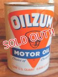 dp-171020-18 OILZUM / 1970's 1QT Motor Oil Can