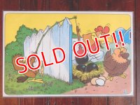 ct-171001-19 Looney Tunes / PEPSI 1976 Place Mat "Henery Hawk & Foghorn Leghorn"