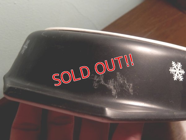 画像8: dp-170402-07 Pyrex / Snowflake Divided Dish