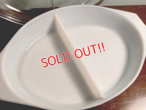 画像3: dp-170402-07 Pyrex / Snowflake Divided Dish