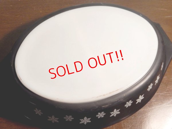 画像7: dp-170402-07 Pyrex / Snowflake Divided Dish