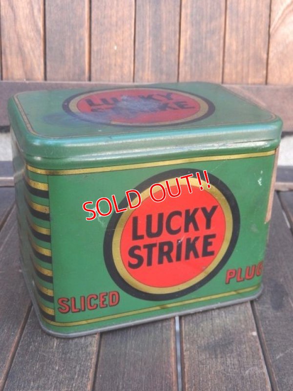 画像1: dp-171101-09 LUCKY STRIKE / 1940's Tin Can