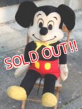 ct-171101-01 Mickey Mouse / 1970's Big Plush Doll