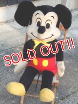 ct-171101-01 Mickey Mouse / 1970's Big Plush Doll