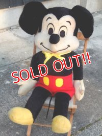 ct-171101-01 Mickey Mouse / 1970's Big Plush Doll