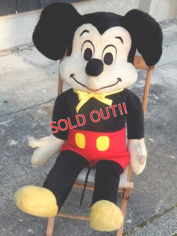 画像1: ct-171101-01 Mickey Mouse / 1970's Big Plush Doll