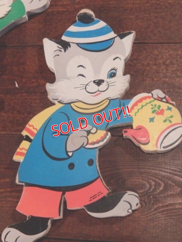 画像4: ct-171109-01 Dolly Toy / Three Little Kittens 1959 Wall Pin-Up