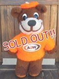 ct-171101-04  A&W / Great Root Bear 1960's-1970's Plush Doll