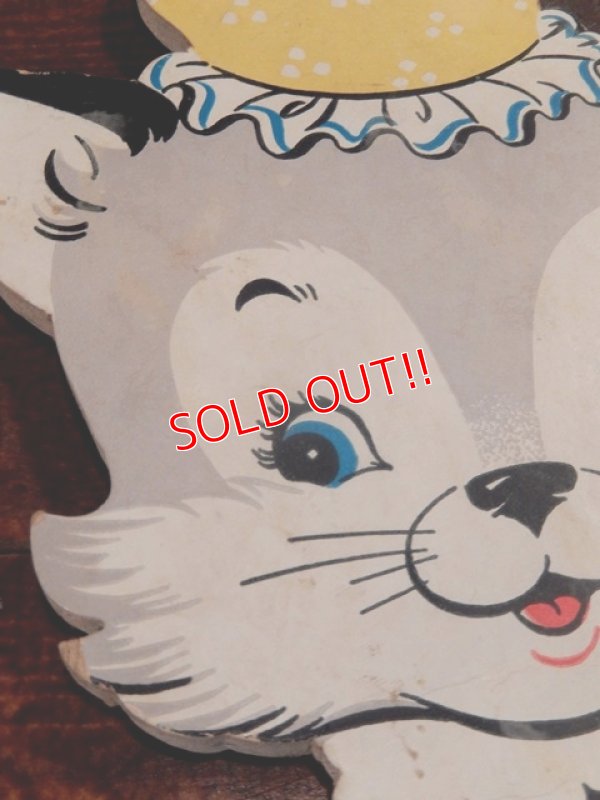 画像7: ct-171109-01 Dolly Toy / Three Little Kittens 1959 Wall Pin-Up