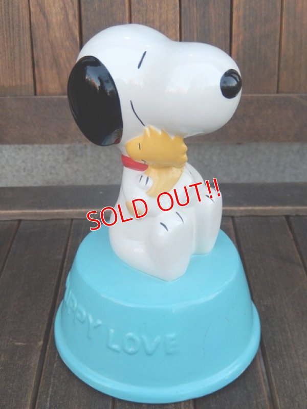 画像1: ct-171109-10 Snoopy / Willitts 1989 Musical Box "Puppy Love"