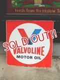 dp-171101-04 Valvoline / 1960's W-side Metal Sign