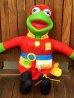 画像1: ct-171109-19 Kermit the Frog / Mattel 1990's Firefighter Plush Doll (1)