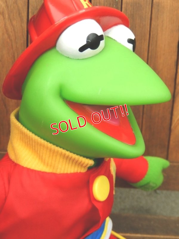 画像4: ct-171109-19 Kermit the Frog / Mattel 1990's Firefighter Plush Doll