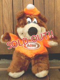ct-171201-04 A&W / Great Root Bear 1980's Plush Doll