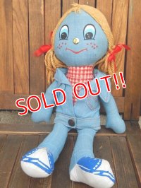 ct171206-30 LEVI'S / 70's Denim Rag Doll Girl (M)
