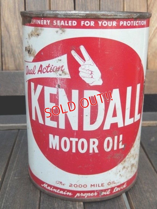 画像4: dp-171206-21 Kendall / Vintage 1QT Motor Oil Can
