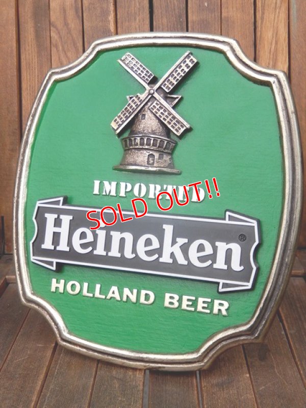 画像1: dp-171206-17 Heineken / 1980's Store Display Stand Sign
