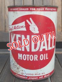 dp-171206-21 Kendall / Vintage 1QT Motor Oil Can