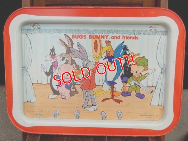 画像1: ct-171206-69 Looney Tunes / 1979 Kid's Tin Table