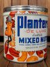 画像1: dp-171206-19 Planters / Mr.Peanuts 1950's Mixed Nuts Tin Can (1)