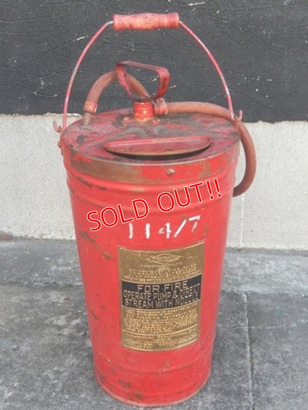 画像1: dp-171206-03 1940's Pump Fire Extinguisher