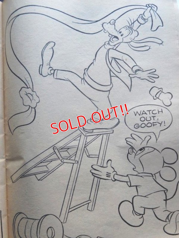 画像8: ct-171206-68 Walt Disney's / Mickey Mouse and Friends 1970's Color Book