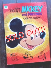 ct-171206-68 Walt Disney's / Mickey Mouse and Friends 1970's Color Book
