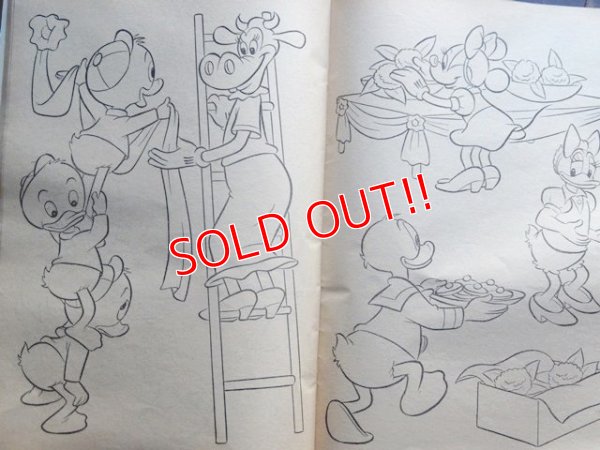 画像7: ct-171206-68 Walt Disney's / Mickey Mouse and Friends 1970's Color Book