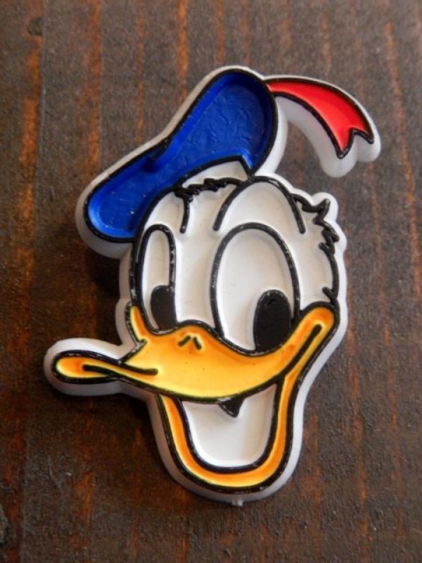 画像1: ct-171206-79 Donald Duck / 1970's Face Pinback