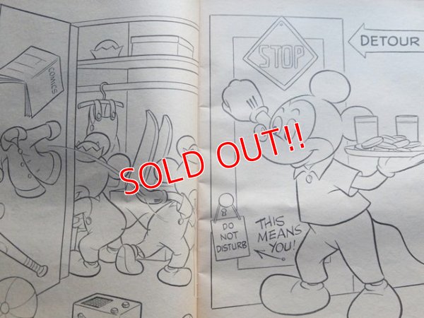 画像5: ct-171206-68 Walt Disney's / Mickey Mouse and Friends 1970's Color Book