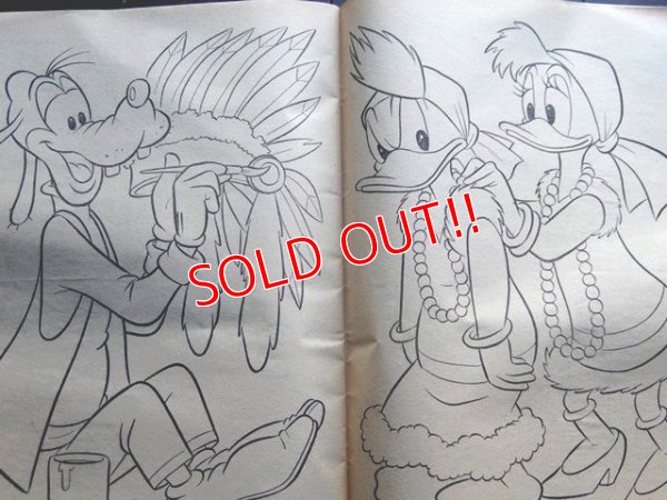 画像9: ct-171206-68 Walt Disney's / Mickey Mouse and Friends 1970's Color Book