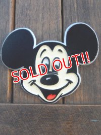 ct-171206-79 Mickey Mouse / 1970's Face Pinback 大
