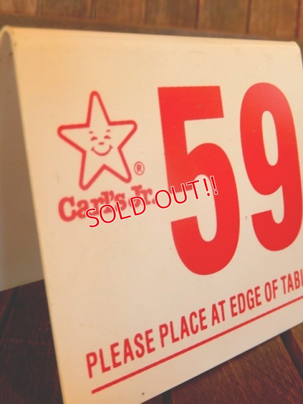 画像4: dp-171206-31 Carl's Jr / Number Plate #59