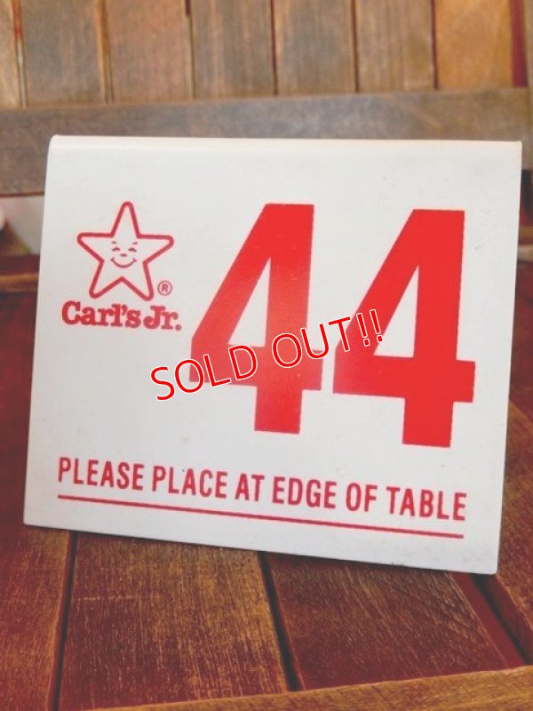 画像1: dp-171206-31 Carl's Jr / Number Plate #44