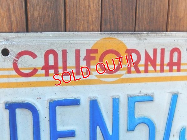 画像2: dp-171206-09 License Plate "CALIFORNIA"