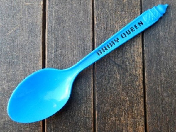 画像1: dp-171206-32 Dairy Queen / Plastic Spoon (Blue)