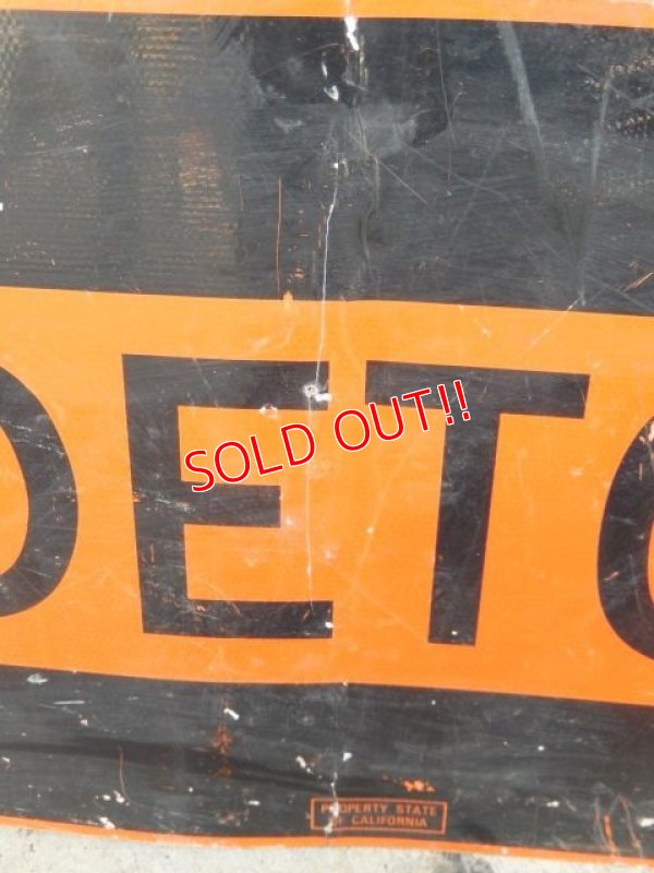 画像5: dp-171206-80 DETOUR Road Sign