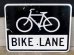 画像1: dp-180110-34 BIKE LANE Rod Sign (1)