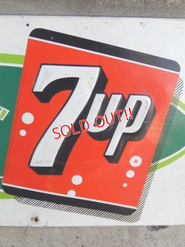 画像2: dp-171206-41 7up / 1960's Metal Sign