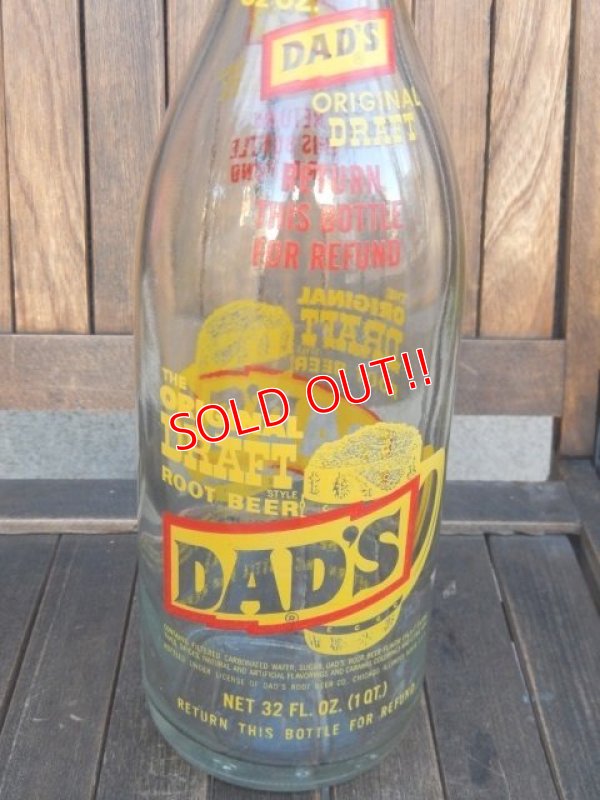 画像4: dp-180110-28 DAD'S Root Beer / 1960's-1970's 32 oz Bottle
