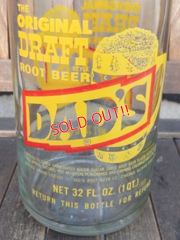 画像2: dp-180110-28 DAD'S Root Beer / 1960's-1970's 32 oz Bottle