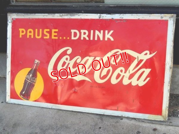 画像1: dp-171206-42 Coca Cola / 1948 Metal Sign